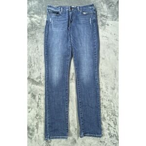 Levi's 711 Skinny Jeans Womens 30x28 Medium Wash Cotton Blend Denim Preppy